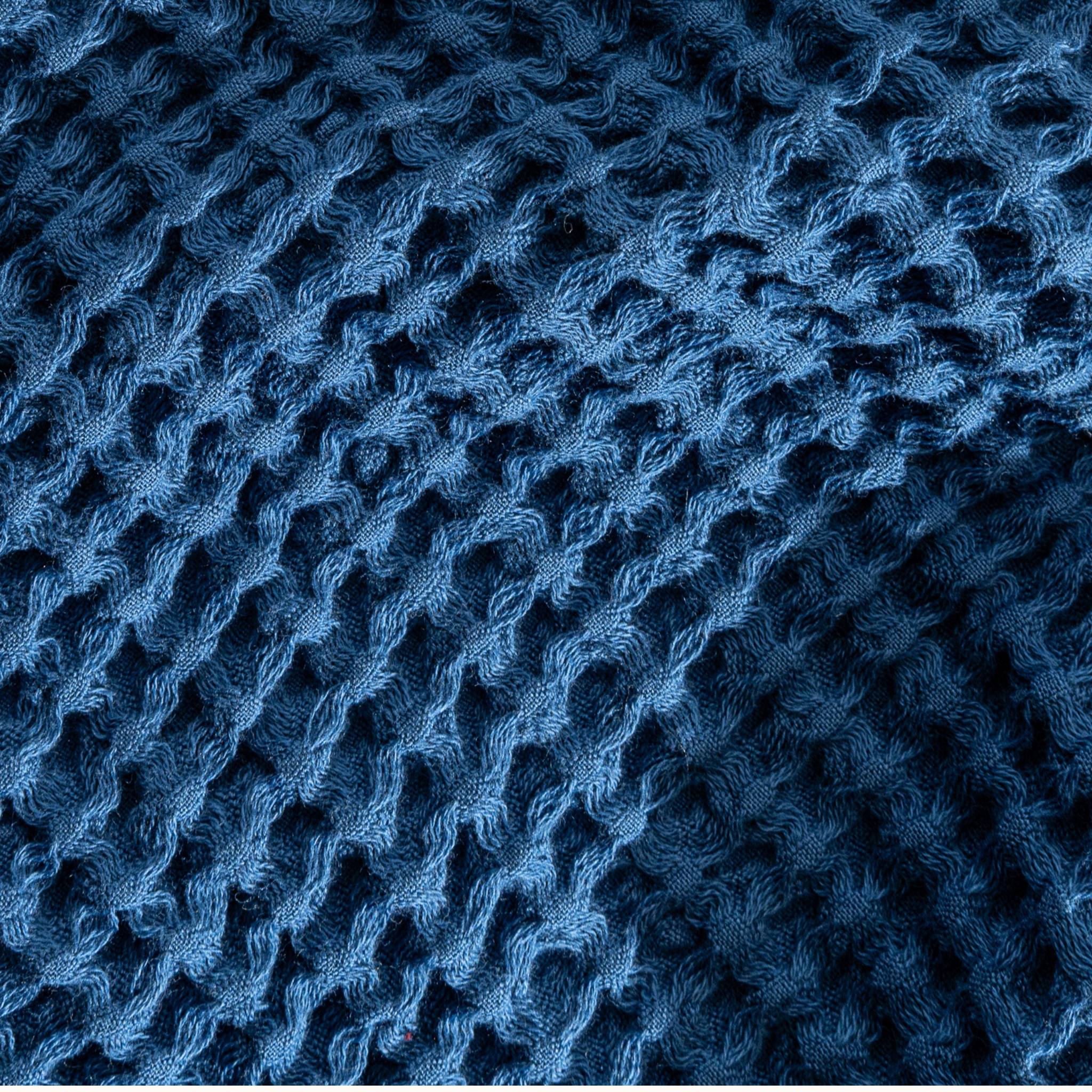 2 + 2 Waffle Towel Bundle - Marine Blue